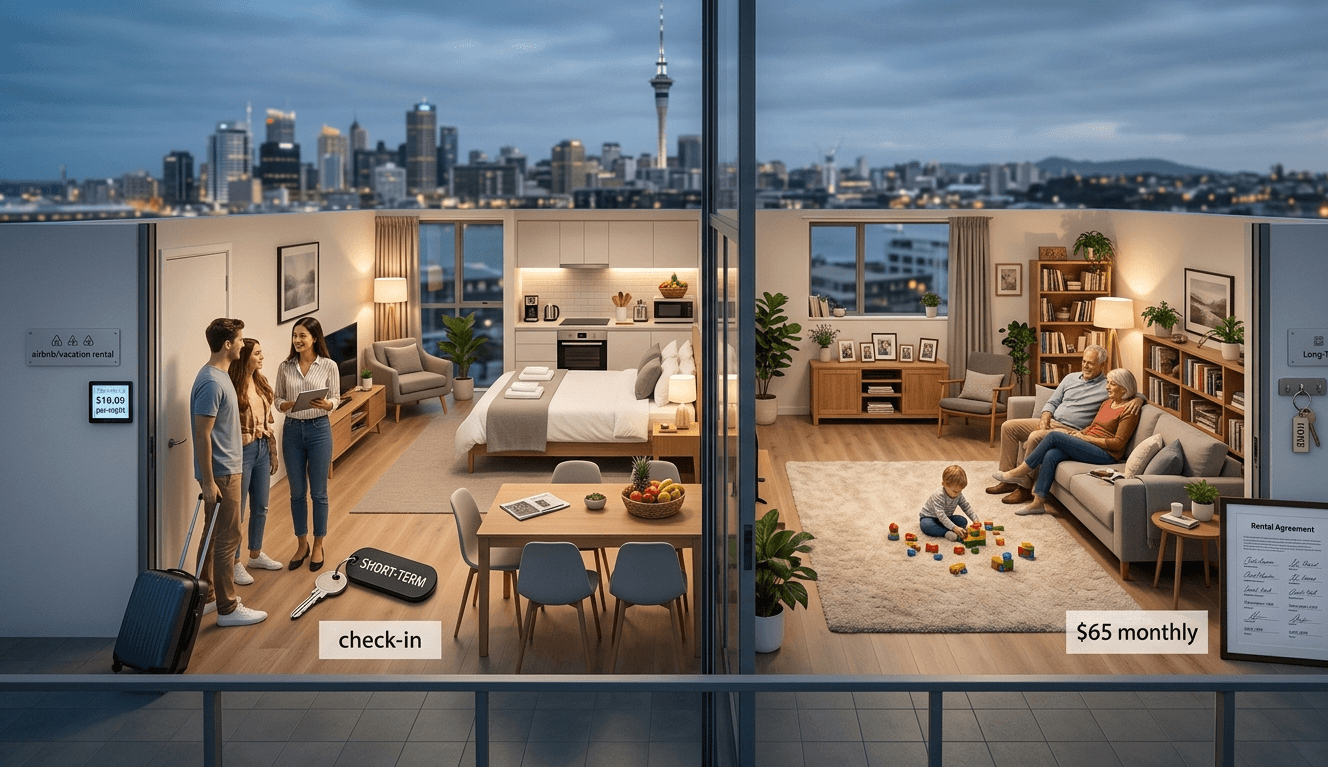 Short-Term vs Long-Term Tenants in Auckland Apartments: What Investors Should Know